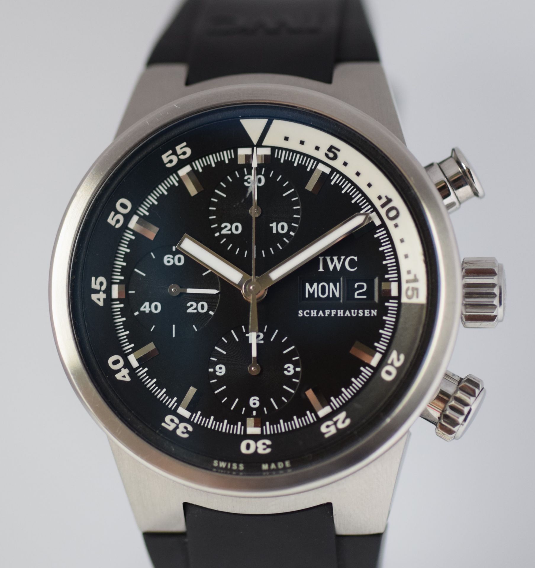 IWC AQUATIMER CHRONOGRAPH WATCH IW371933 BOX & PAPERS RANGE AQUATIMER MODEL IW371933 BOX YES