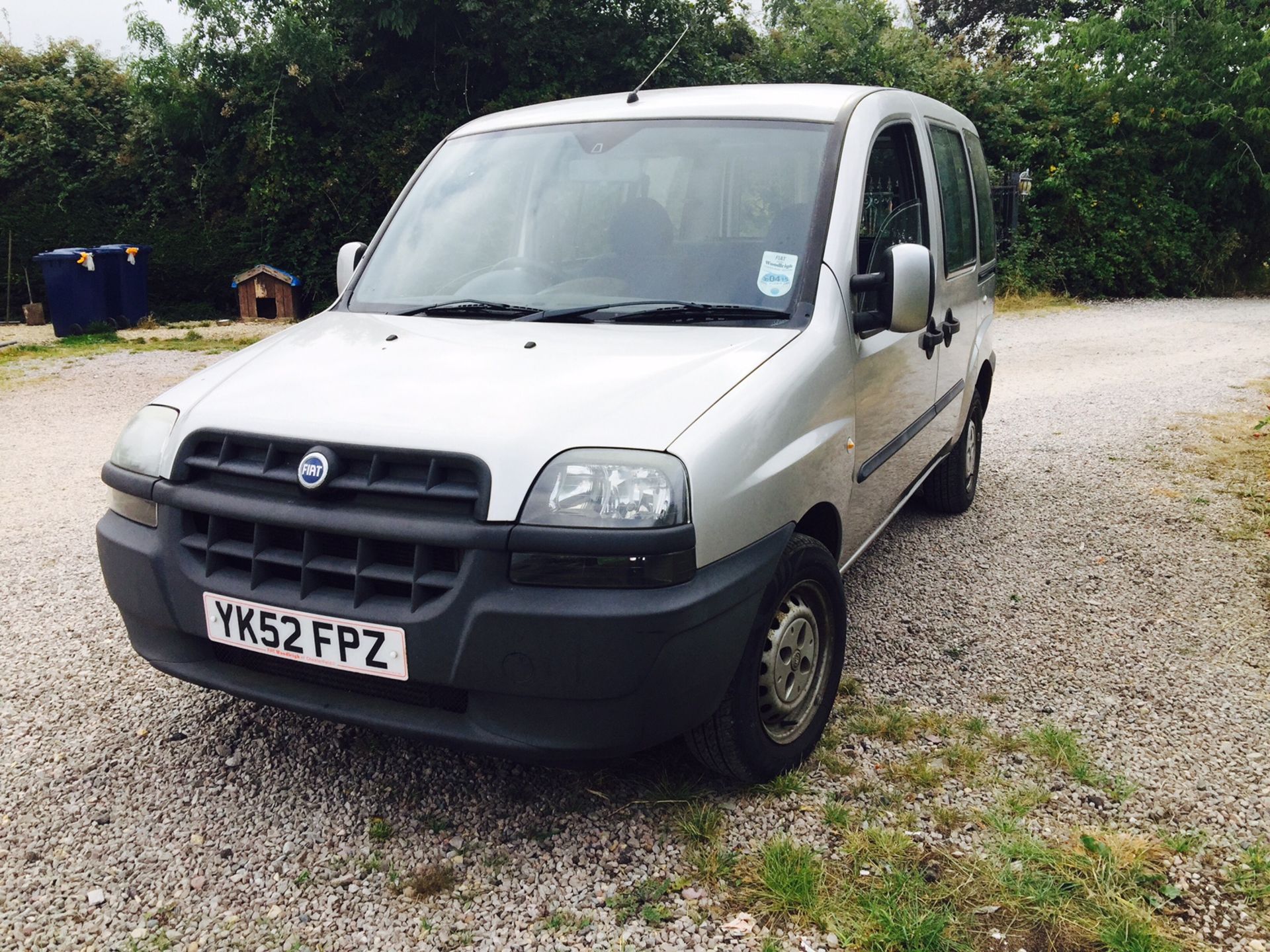 FIAT DOBLO 1.9 MULTIJET 2002 (52) 6 SEATER *METALLIC SILVER**COMPANY FLEET DISPOSAL* - Image 3 of 10