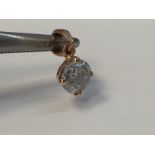 0.5ct Diamond 18kt Solid Gold Pendant