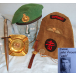 Original, WW2 British Royal Marines ‘D’ Day Normandy Landings, Commando Collection to Marine Byrne