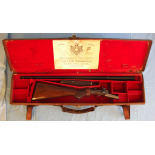 QUALITY, Cased, Post 1883 English Holland & Holland, London .297/.250 Single Shot Rook Rifle