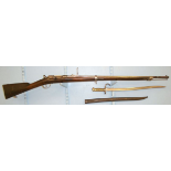 MATCHING NUMBERS, 1867 Liege Made, French Model 1866, 11mm Calibre, Chassepot Rifle