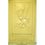 WW2 RAF War Savings Campaign "Wings for Victory" Plaque 1943