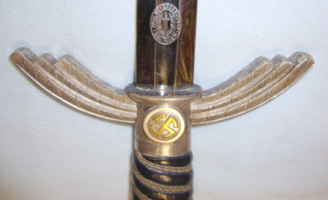 WW2, Nazi German 1st Pattern, 1st Type, Luftwaffe Officer's 'Fliegerschwert' Sword By Weyersberg - Image 2 of 3