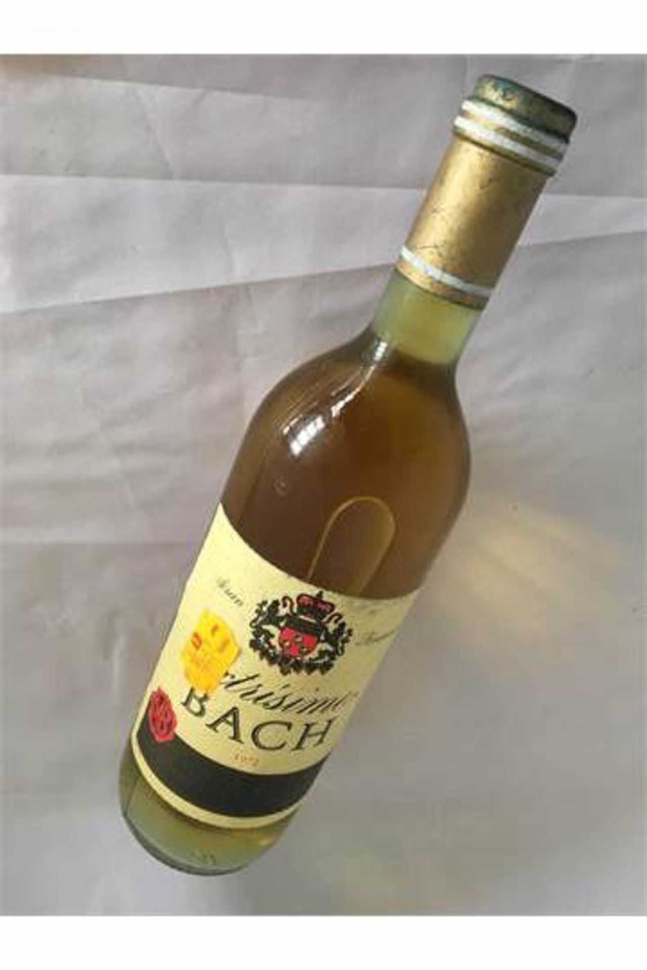 A BOTTLE OF WHITE WINE - 1972 GRAN RESERVA, COSECHA - Masia Bach - Extrismo Bach - WELL SEALED,