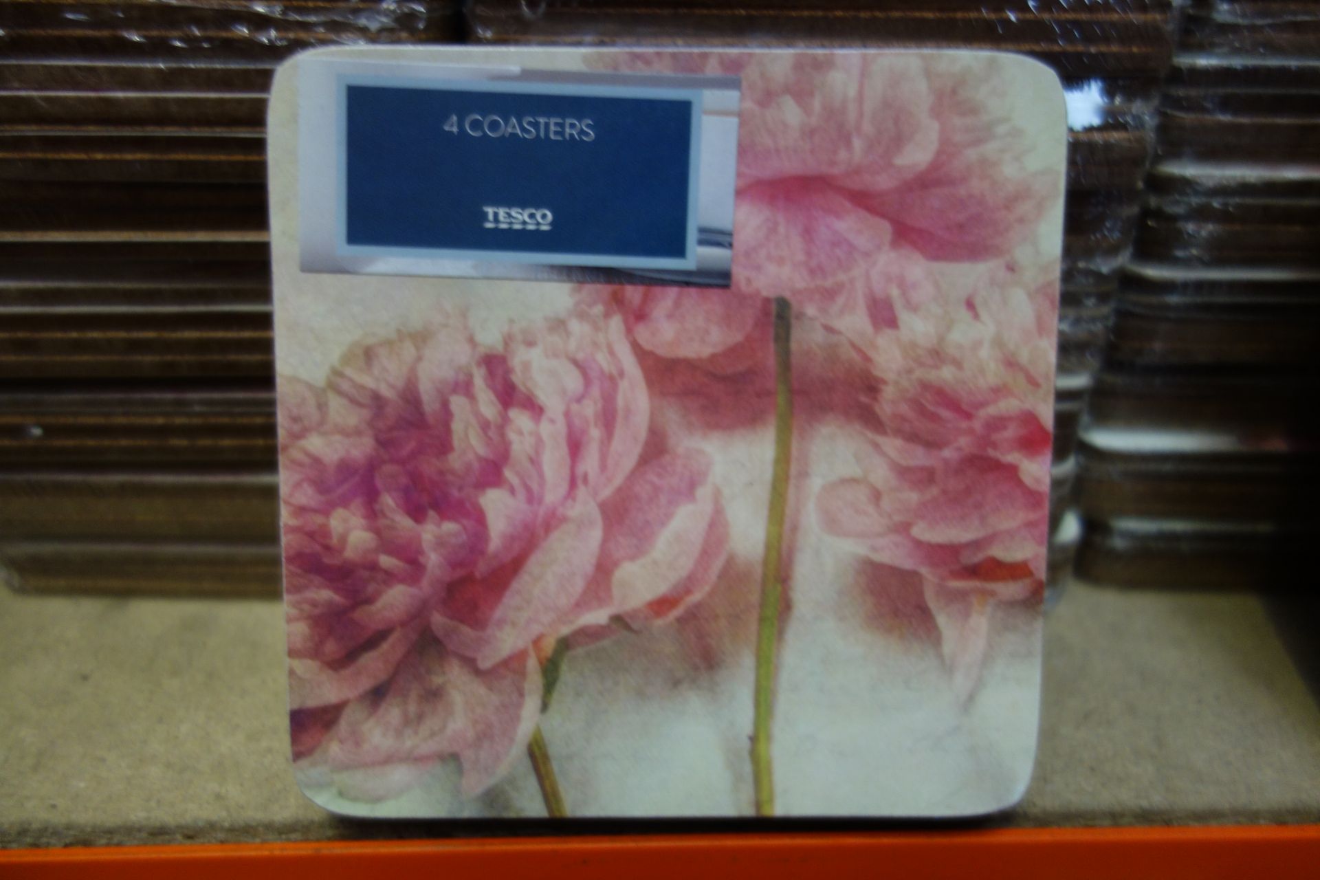 100 x Brand New - Set's of 4 Tesco Couture Rose Coaster's