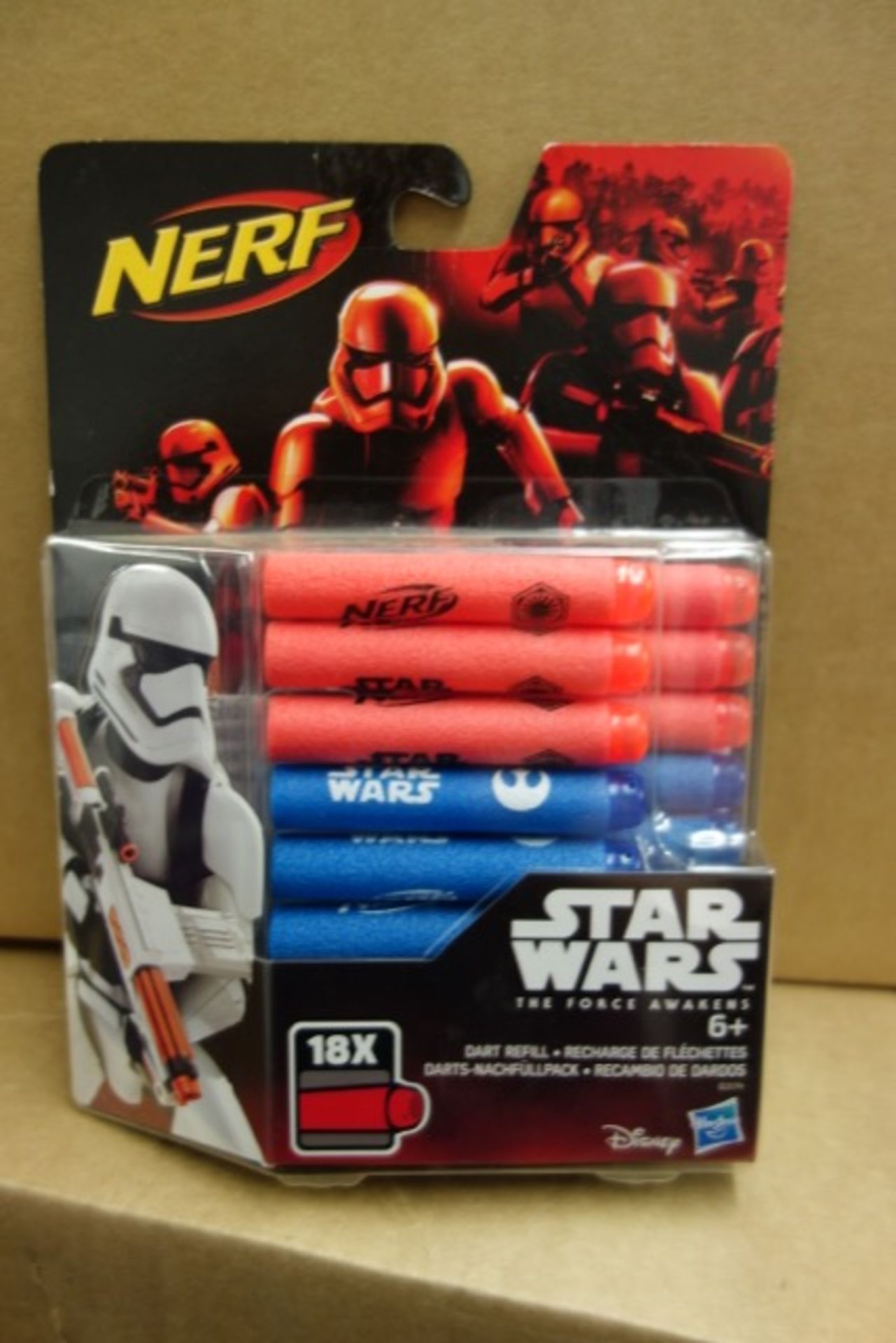 24 x Brand New - Star Wars Nerf 18 Pack Dart Refill Set's