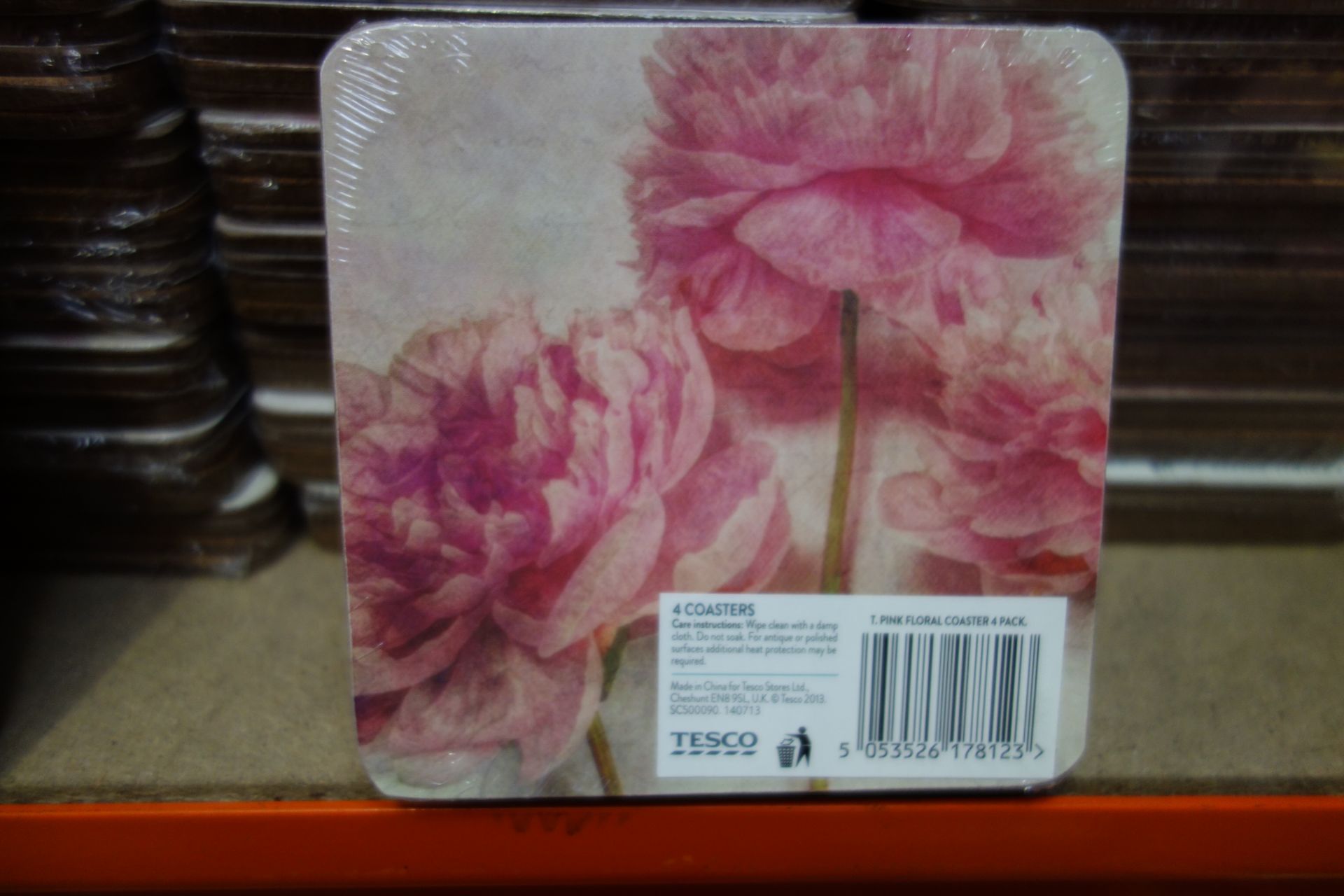 100 x Brand New - Set's of 4 Tesco Couture Rose Coaster's - Image 2 of 2
