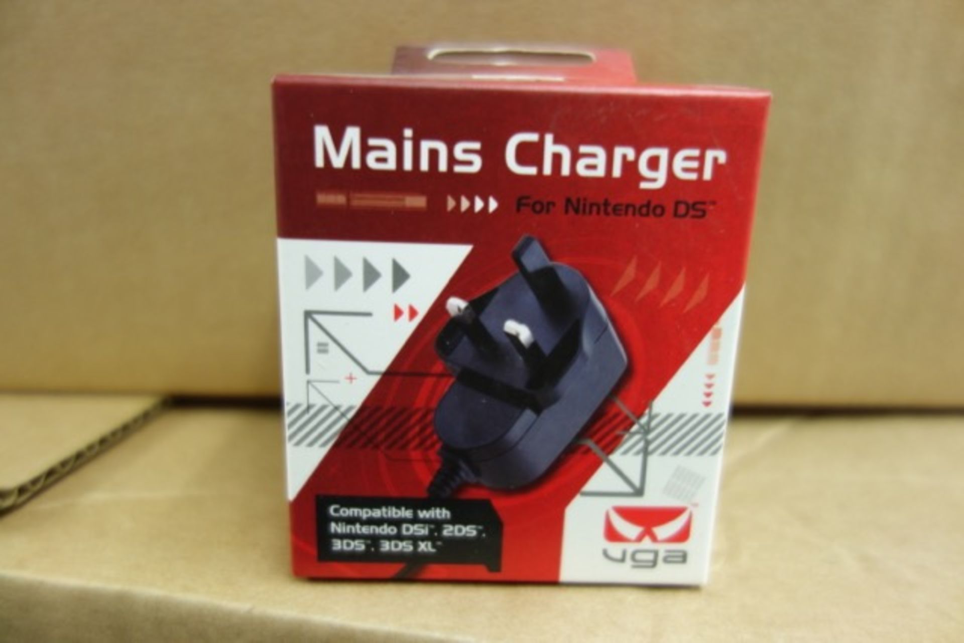 60 x Brand New - Gioteck Mains Charger for Nintendo DS - Compatable with DSI, 2DS, 3DS & 3DS XL. - Image 2 of 2