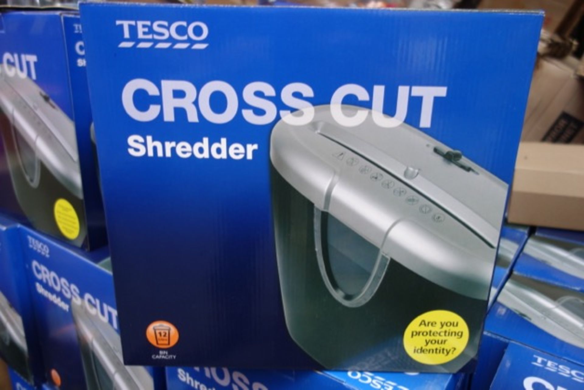 12 x Brand New - Tesco 12 Litre Cross Cut Shredders