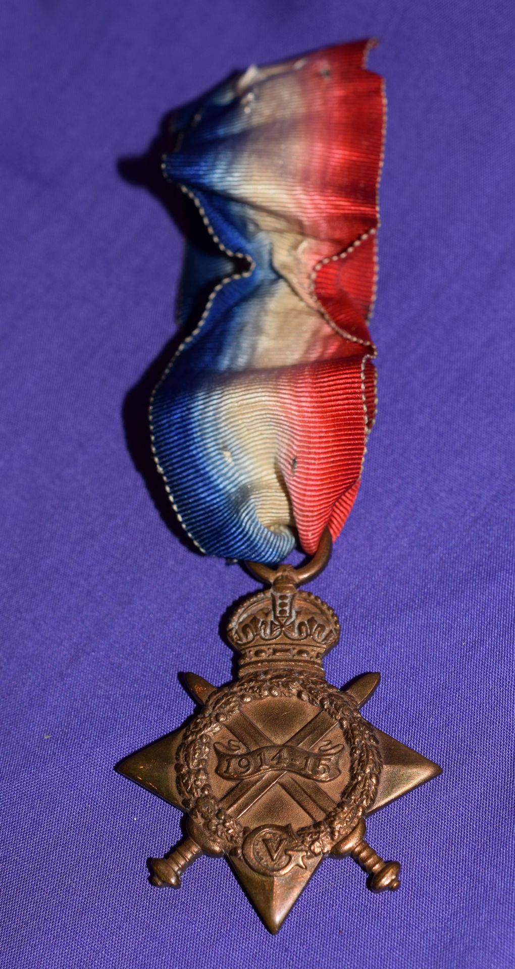 Set Of 3 WW1 Medals With Ribbons