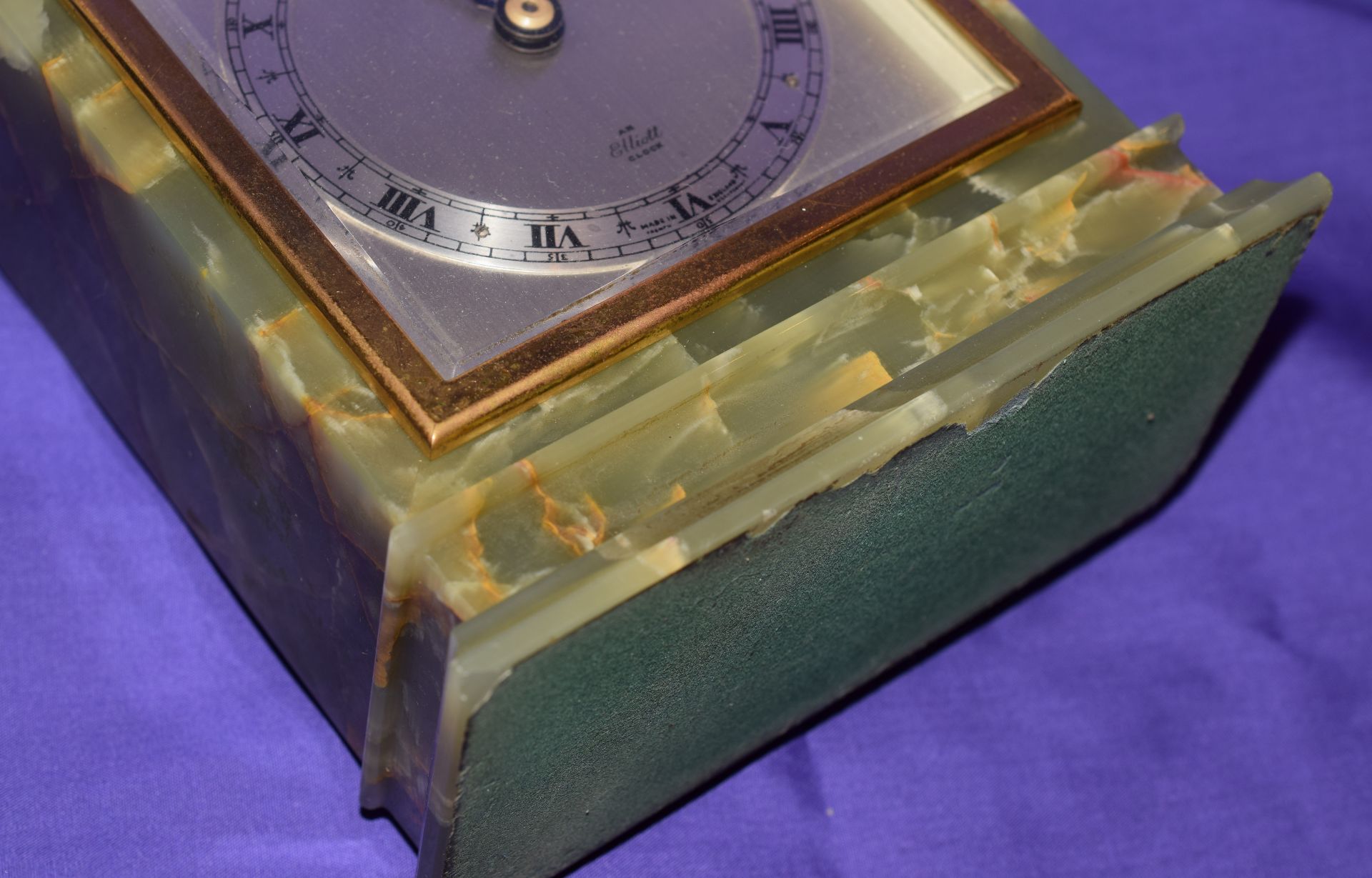 Elliot Clock In Green Onyx - Image 3 of 4