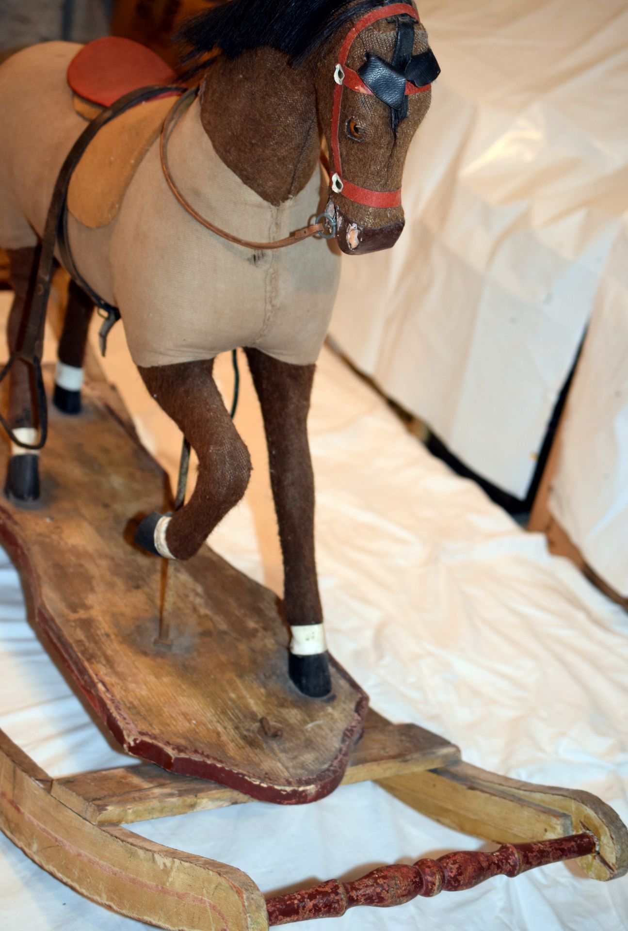 German Rocking Horse (Trotting Style) c1900/1910 - Image 6 of 12