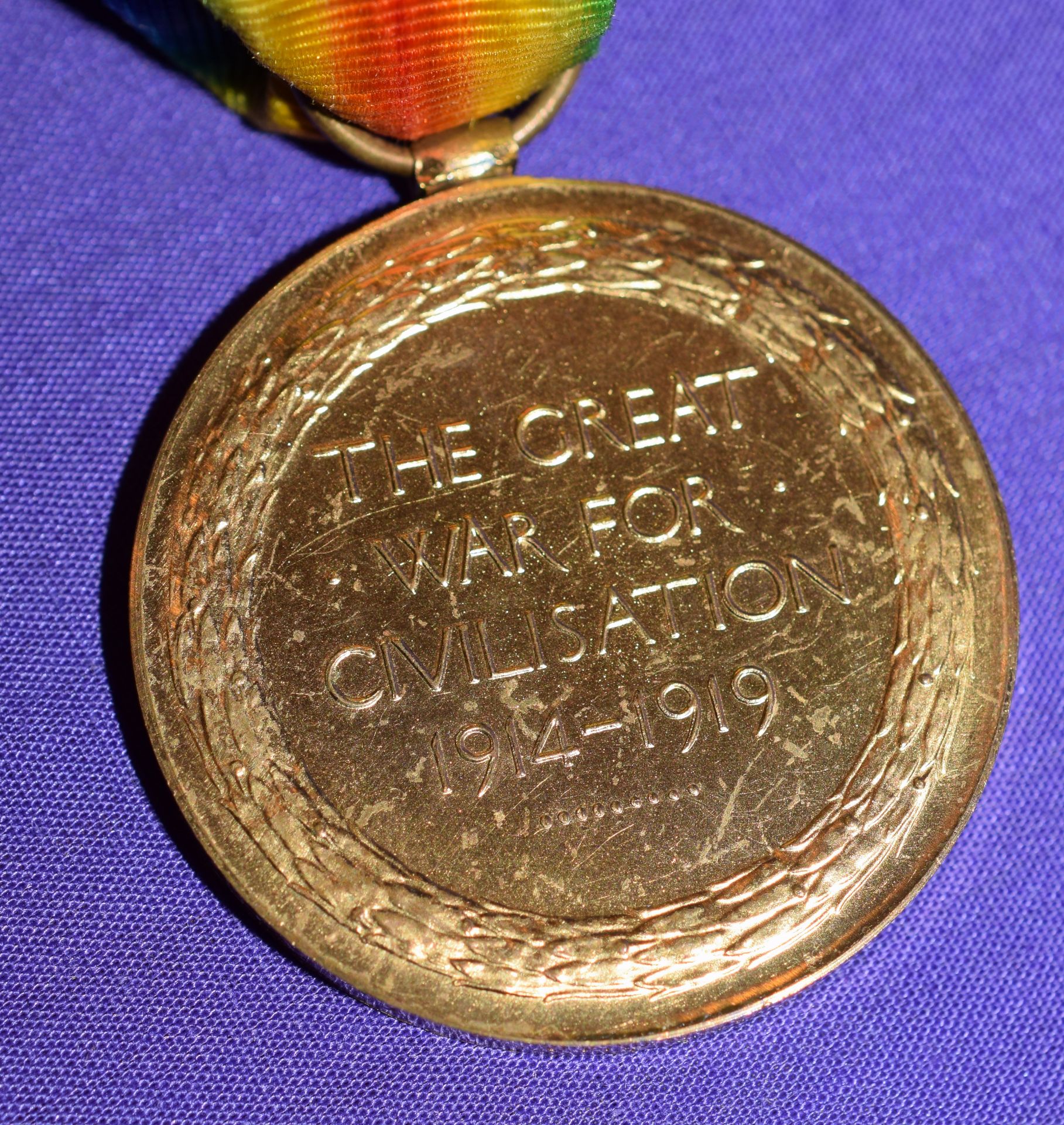 Set Of 3 WW1 Medals With Ribbons - Image 6 of 11