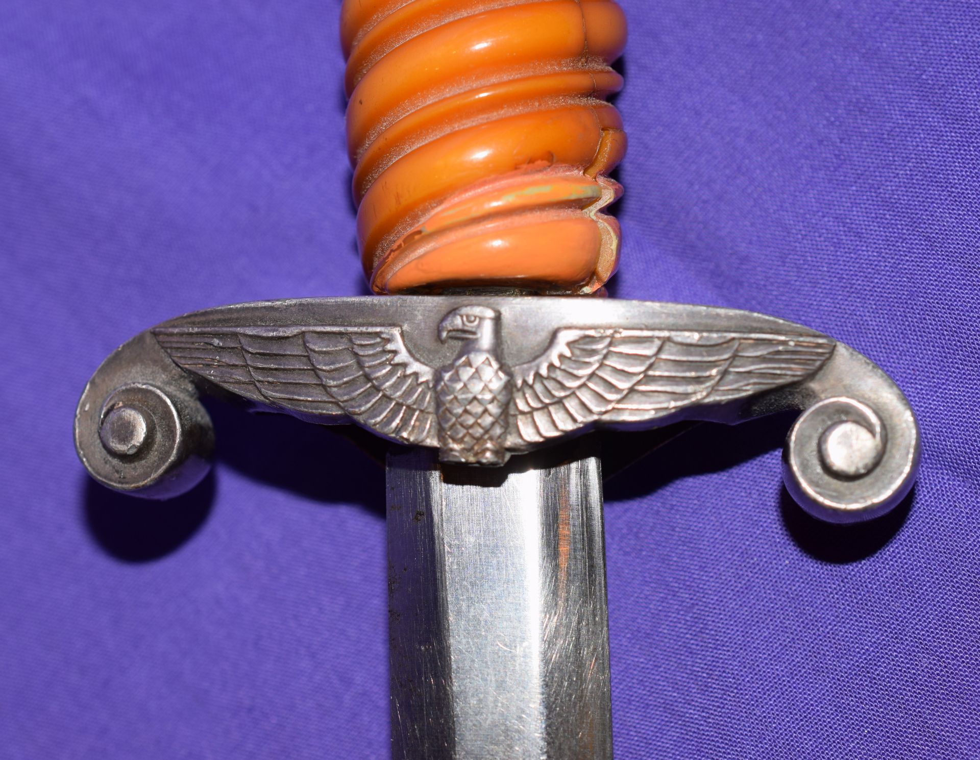 WW2 German Officer's Ceremonial Dagger Signed WKC Solingen - Image 6 of 8