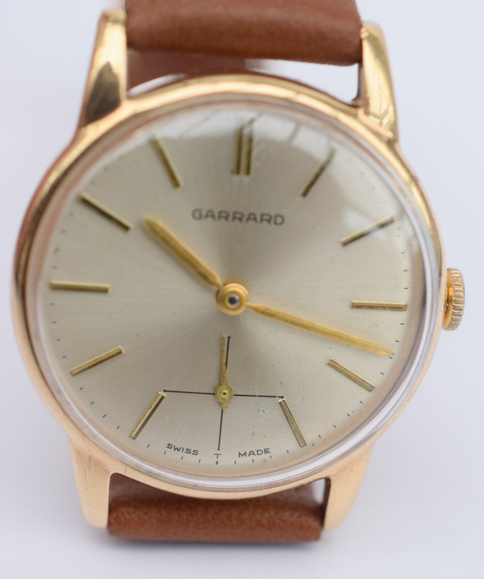 9ct Gold Garrard Gentleman's Manual Wind Wristwatch - Image 5 of 9