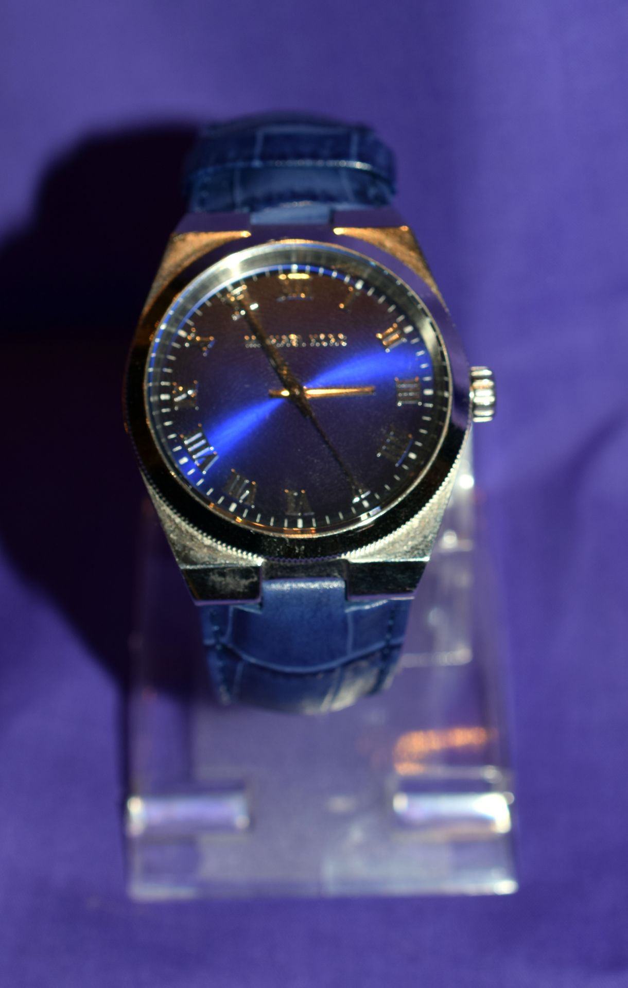Michael Kors Blue Dial Watch On Blue Strap - Image 2 of 5