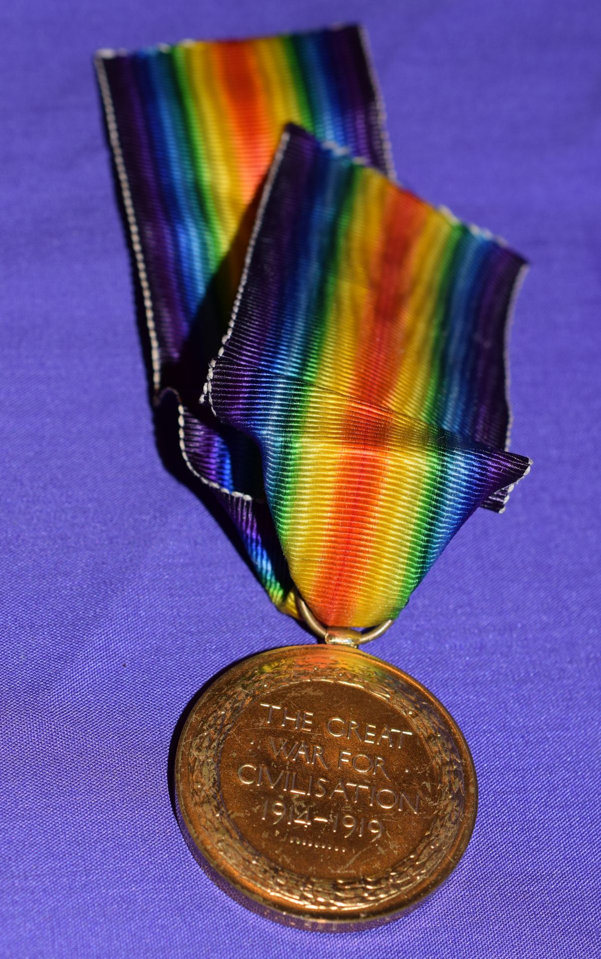 Set Of 3 WW1 Medals With Ribbons - Image 5 of 11
