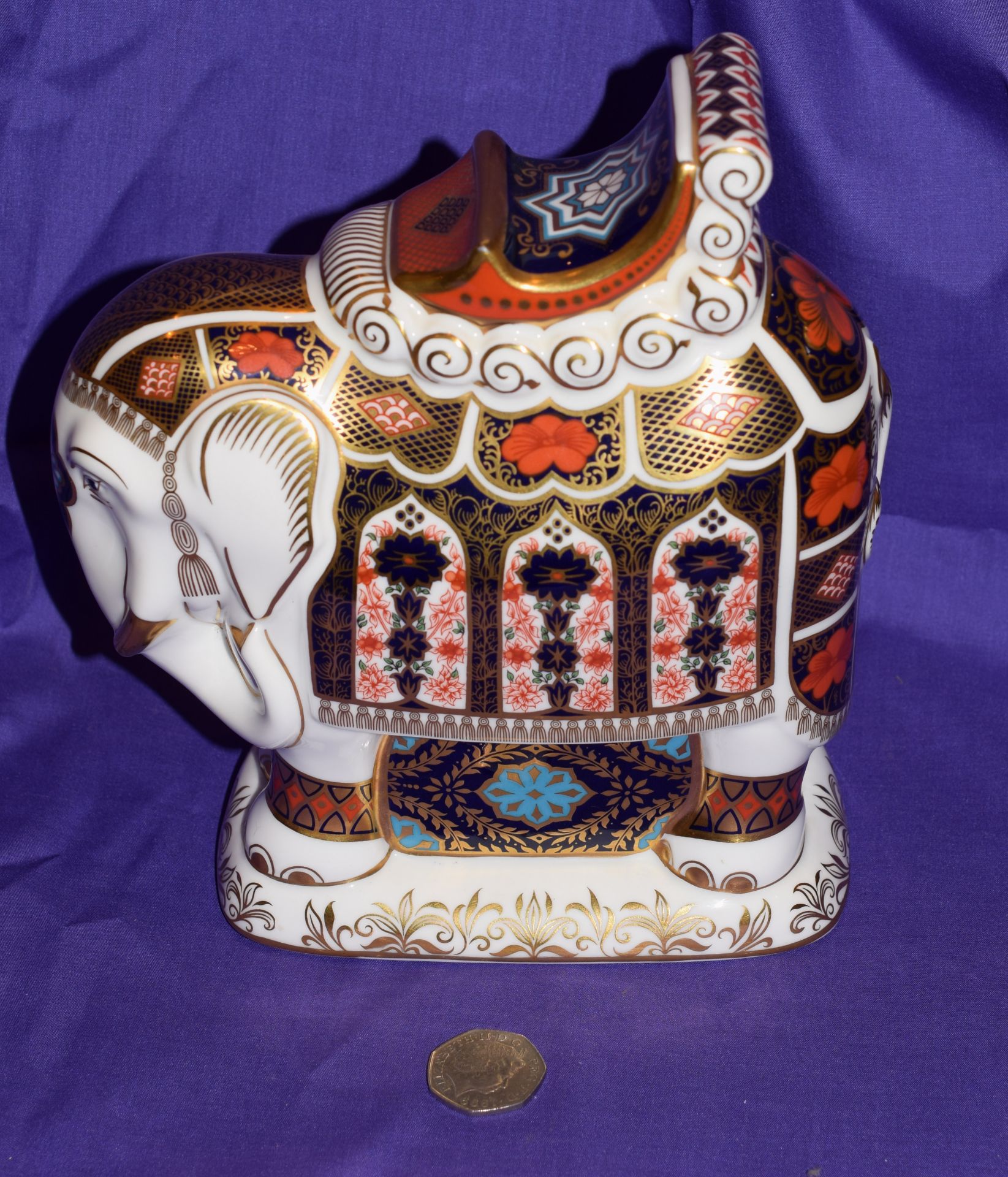 Royal Crown Derby Large Elephant Rare And Discontinued - Image 6 of 10