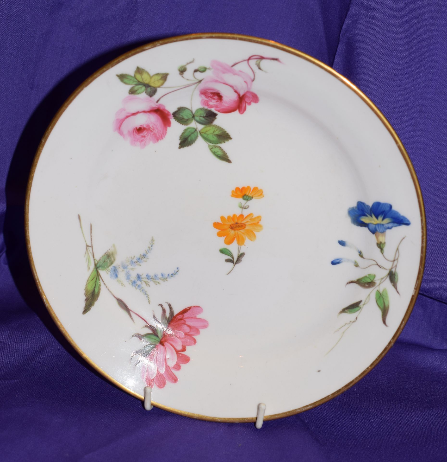 Swansea Plate Hand Painted c1816