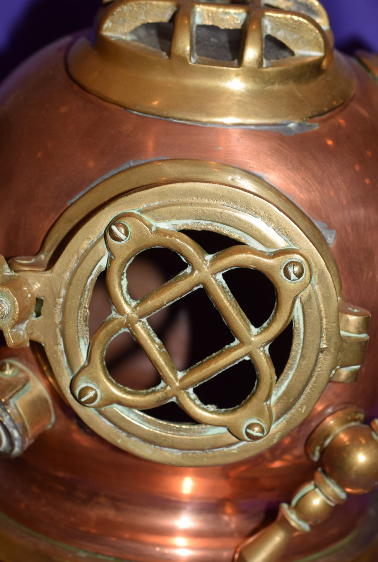 Brass And Copper Model Diving Helmet - Image 2 of 6