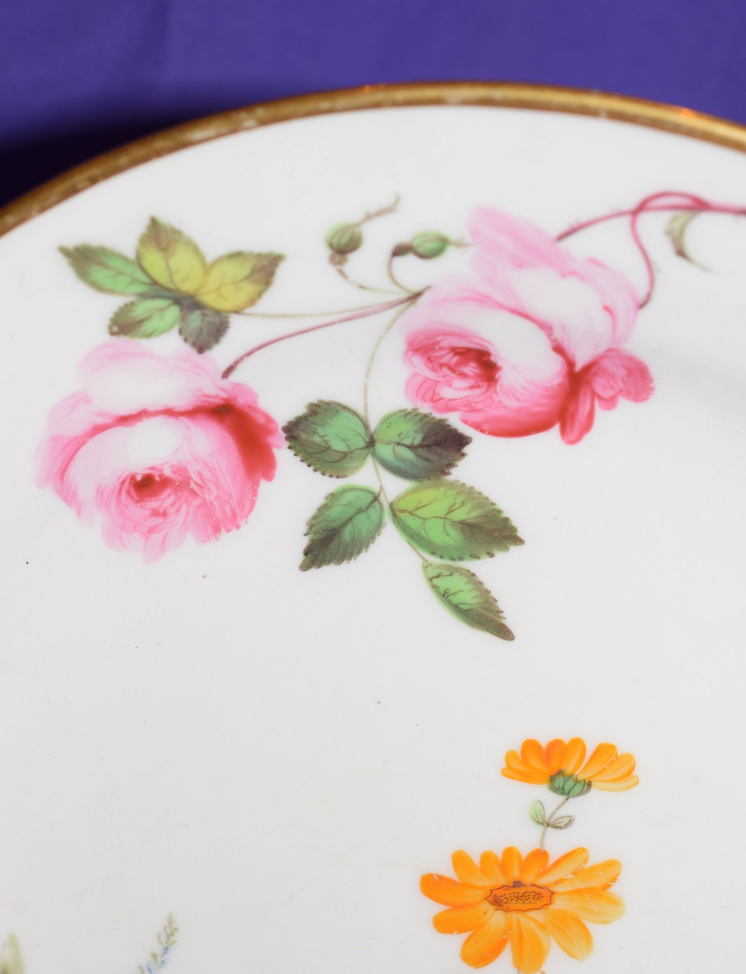 Swansea Plate Hand Painted c1816 - Image 3 of 8