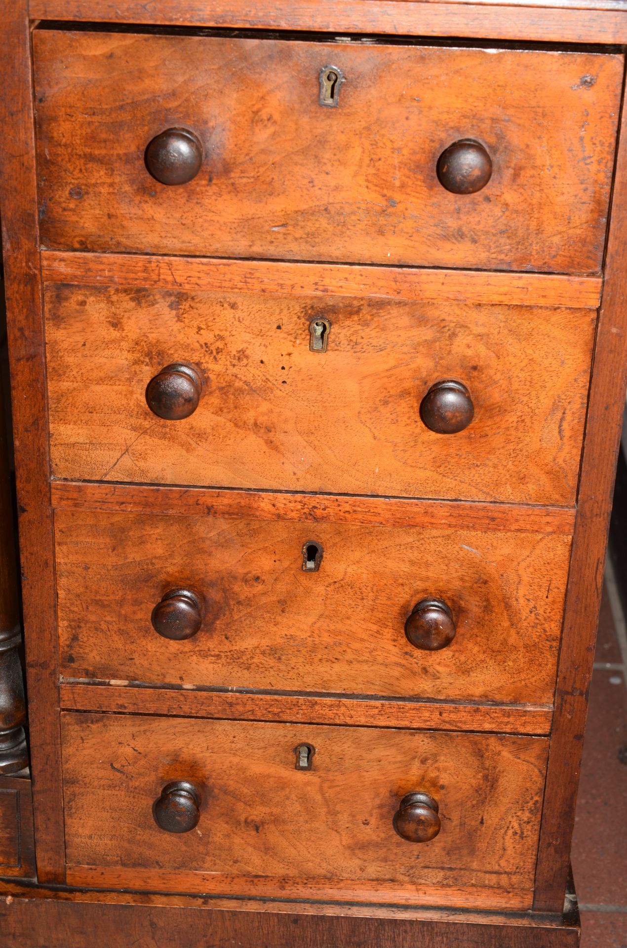 Victorian Walnut Davenport Desk - Image 10 of 11