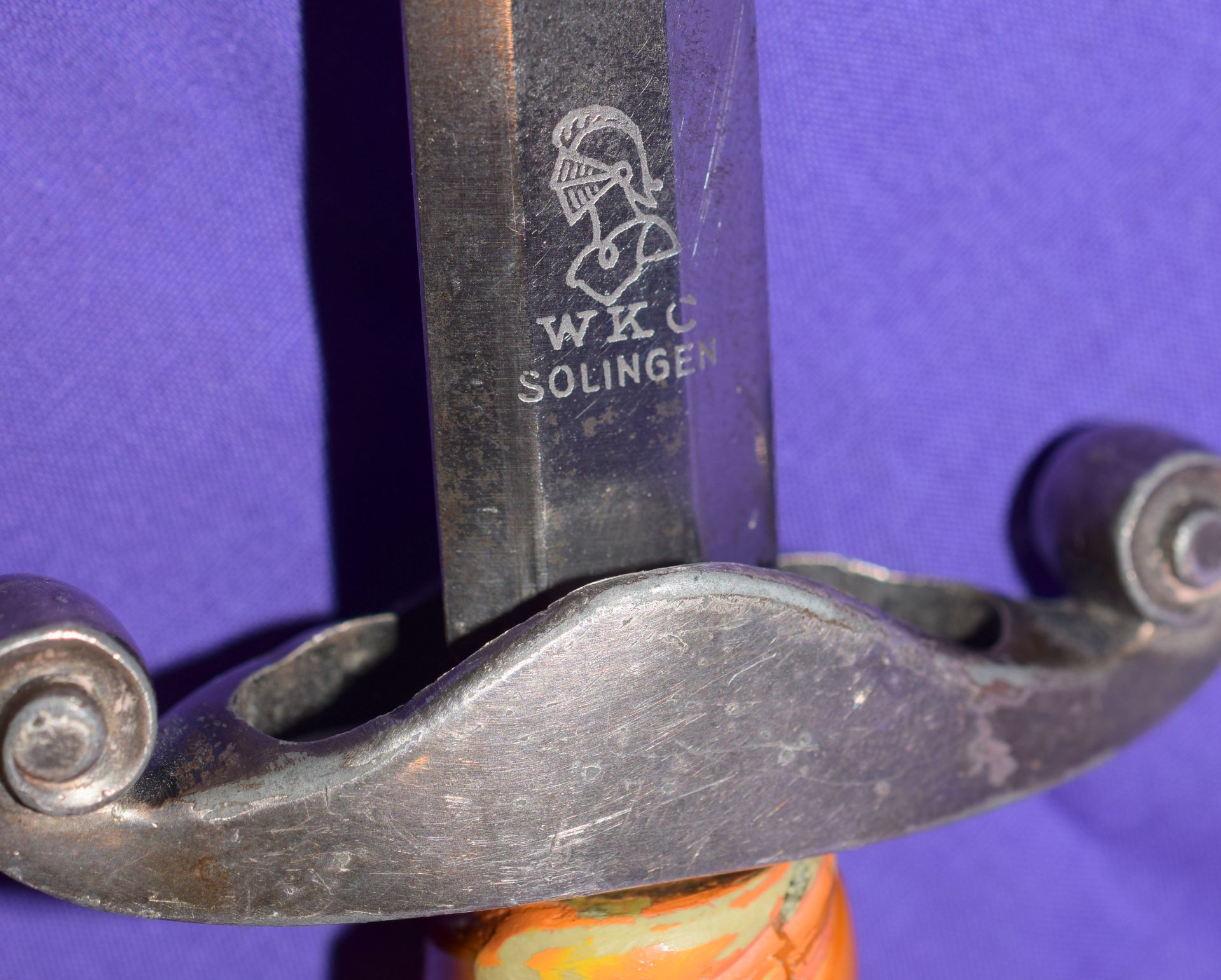 WW2 German Officer's Ceremonial Dagger Signed WKC Solingen - Image 7 of 8