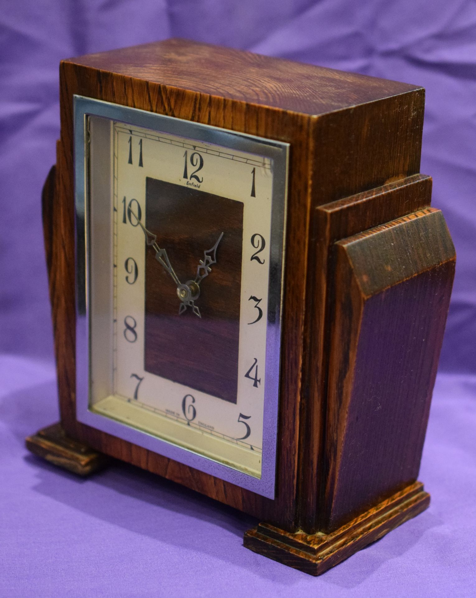 Art Deco Mantel Clock by Enfield London NO RESERVE!