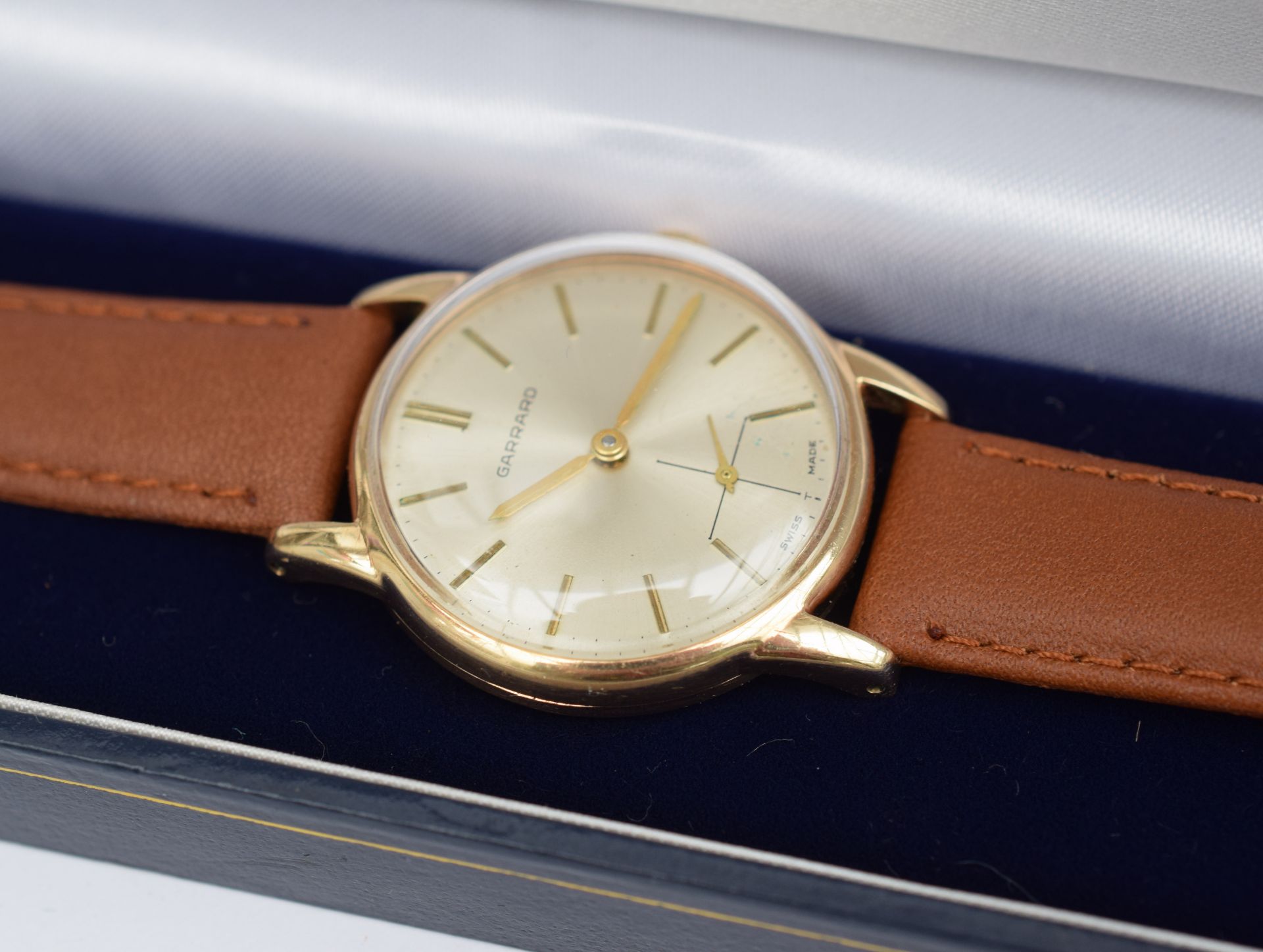 9ct Gold Garrard Gentleman's Manual Wind Wristwatch - Image 2 of 9