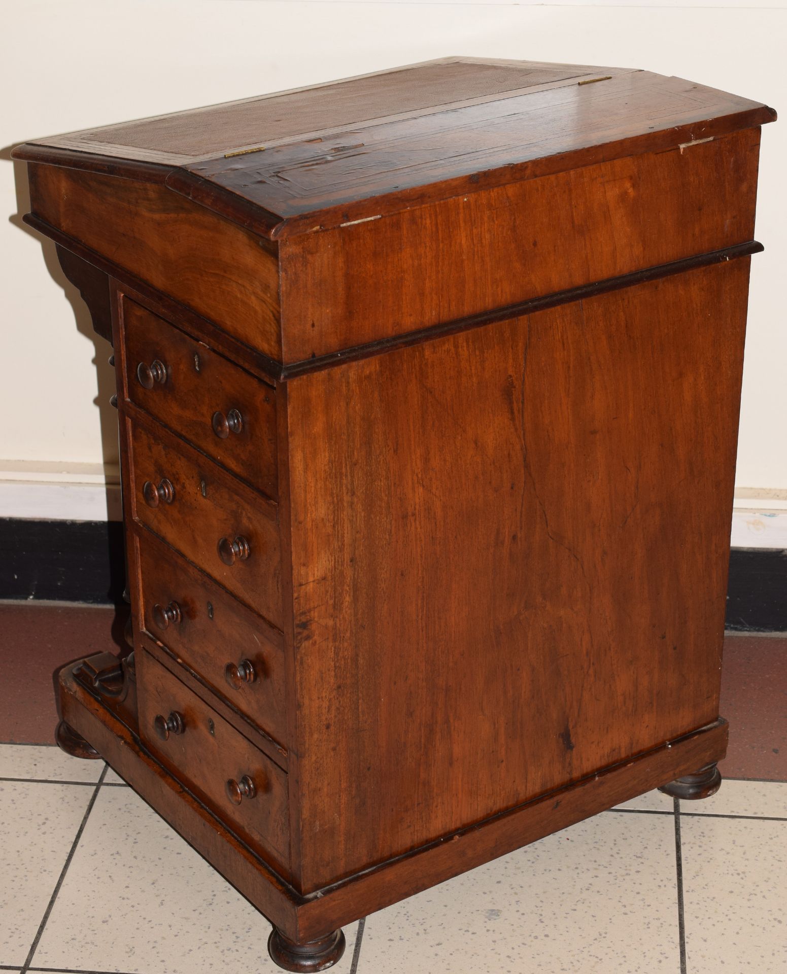 Victorian Walnut Davenport Desk - Image 11 of 11