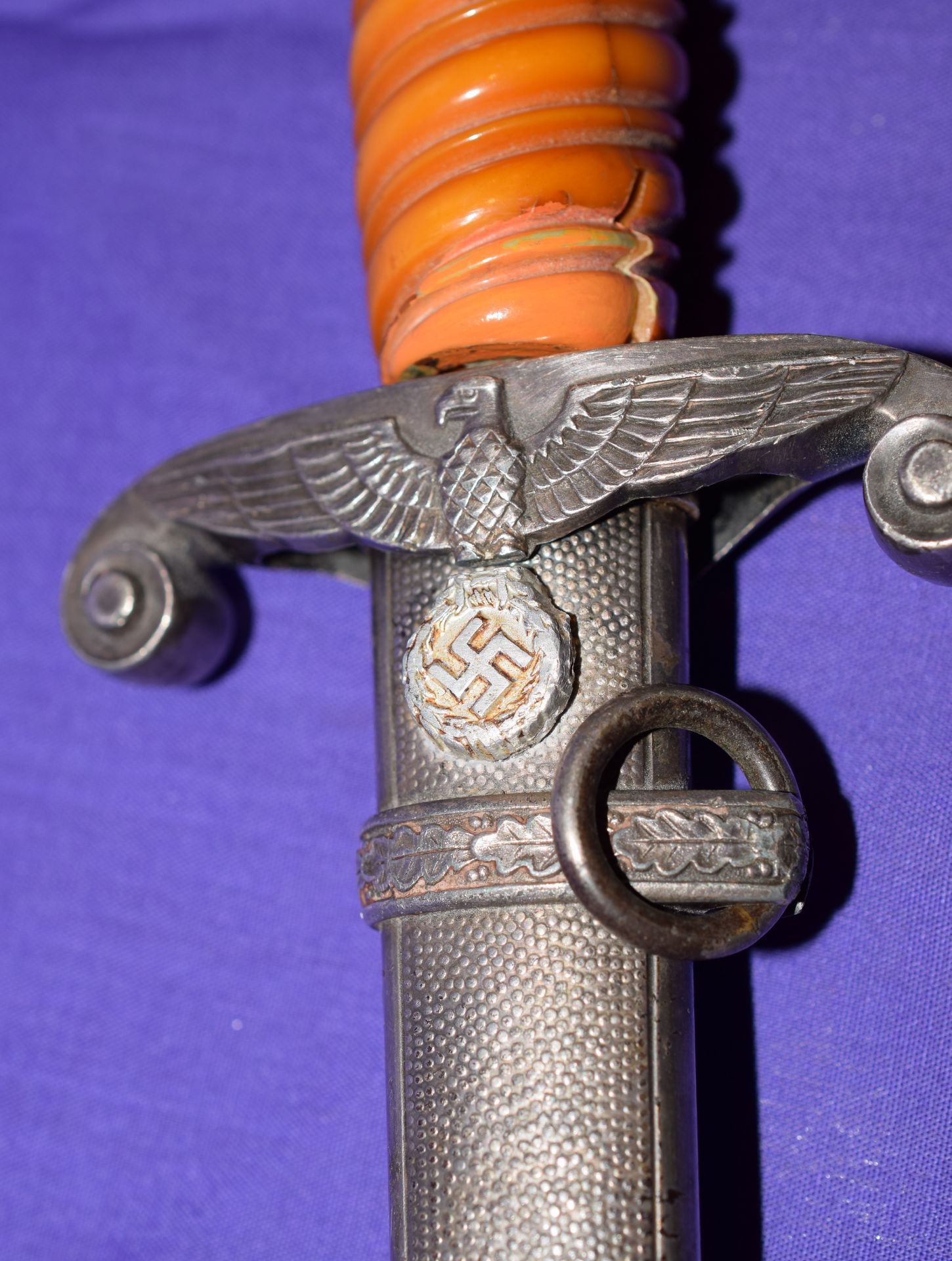 WW2 German Officer's Ceremonial Dagger Signed WKC Solingen - Image 4 of 8