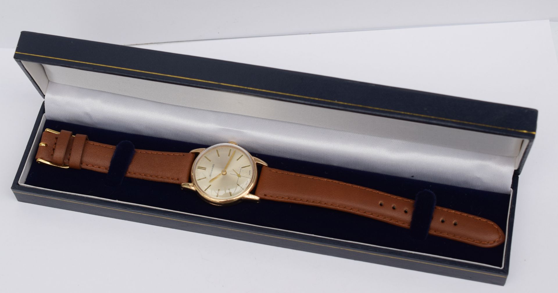 9ct Gold Garrard Gentleman's Manual Wind Wristwatch - Image 6 of 9