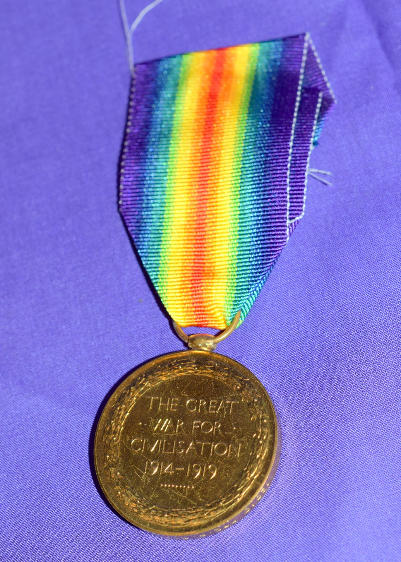 Great War For Civilization Medal And Ribbon WW1 - Image 2 of 5