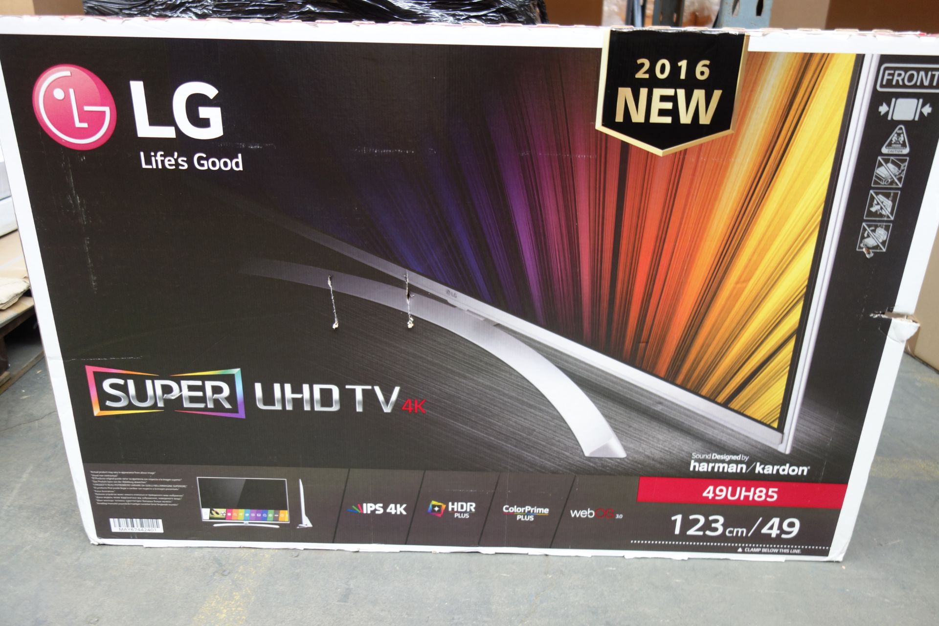 LG 49UH850V Smart 3D 4k Ultra HD HDR 49" LED TV. RRP £1,079. 4k Ultra HD picture is up to 4 times