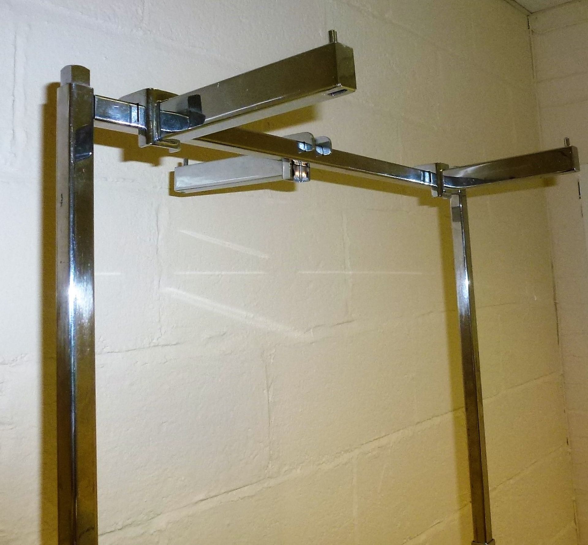 3 x G Weber Clothing Rail H x 1700 W x 620 D x 450 - Image 2 of 3