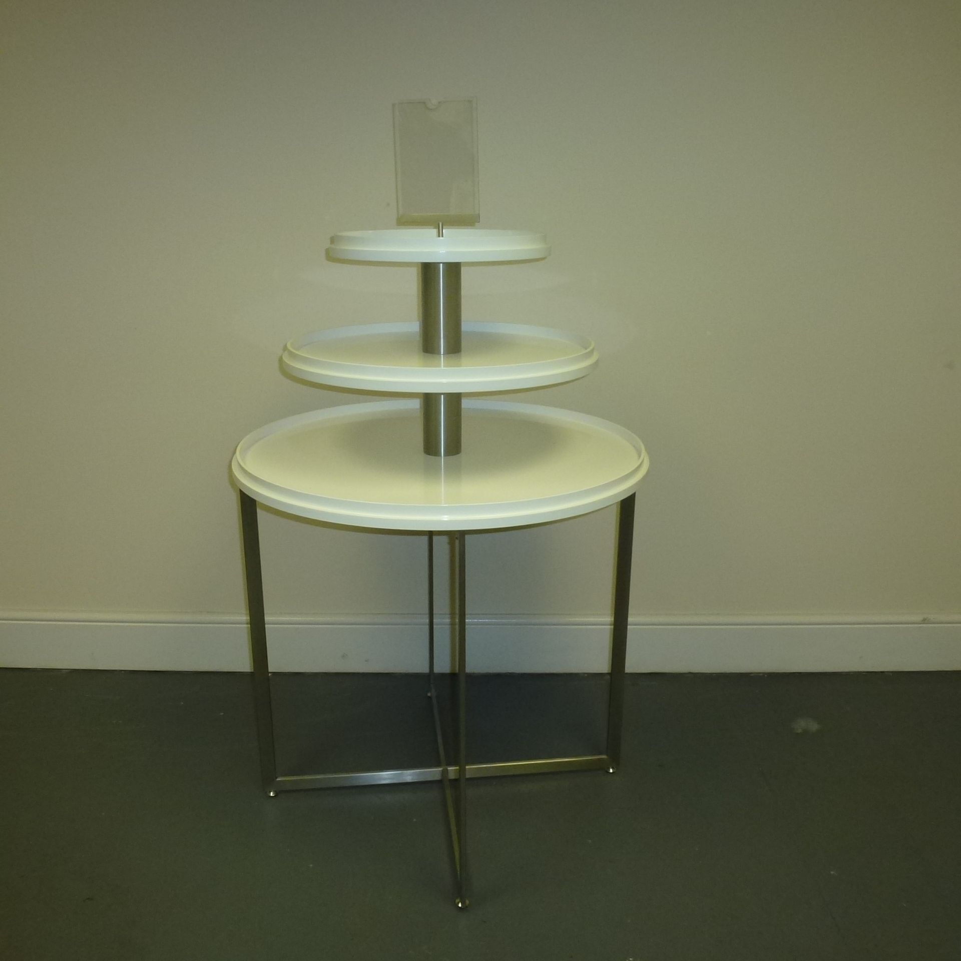 11 x CK 3 Tier Cup Cake stands H x 1200 W x 800 Dia - Image 3 of 4