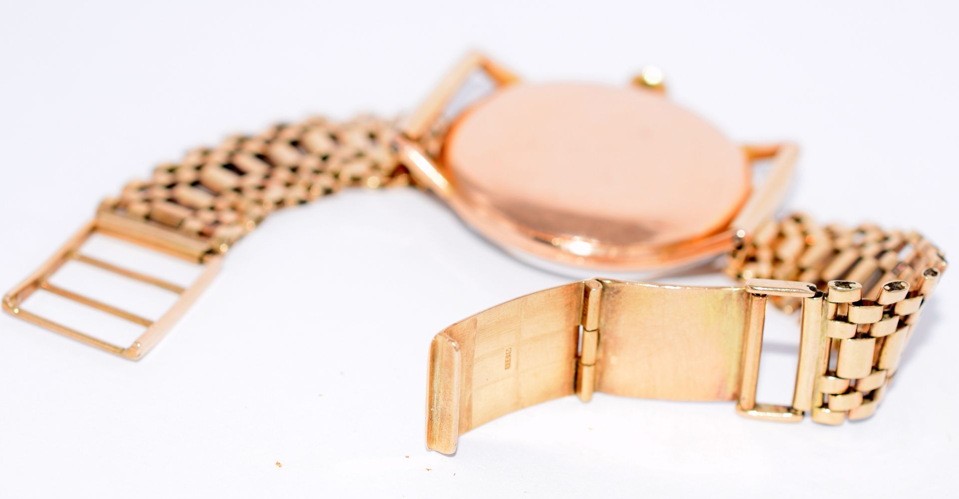 18ct Rose Gold Rolex Precision Cal 3667 on 9ct Rose Gold Bracelet. - Image 10 of 12