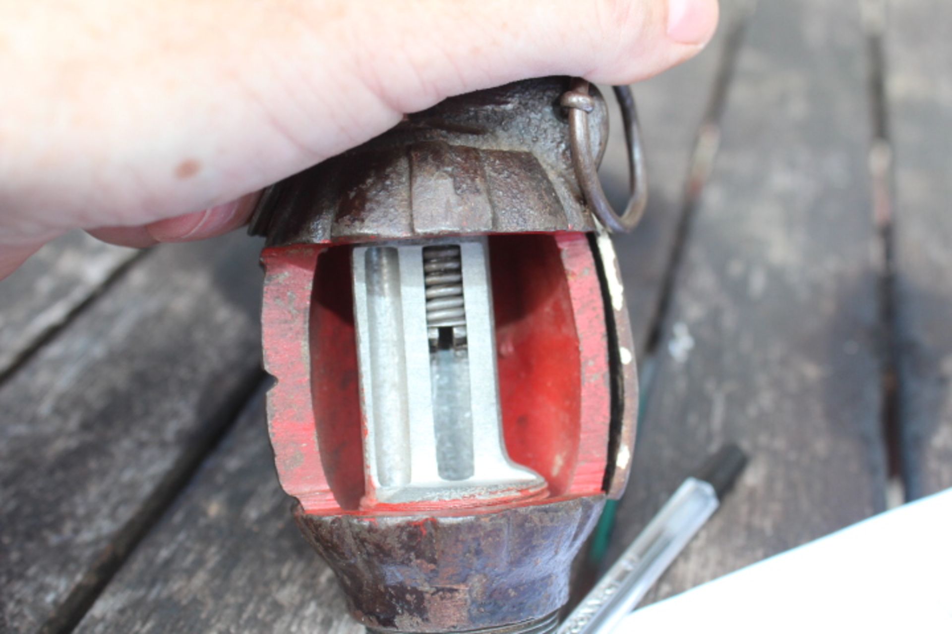 British WW1/WW2 practice grenade. The 26 Mills was used for many years. These were used to show - Image 6 of 6