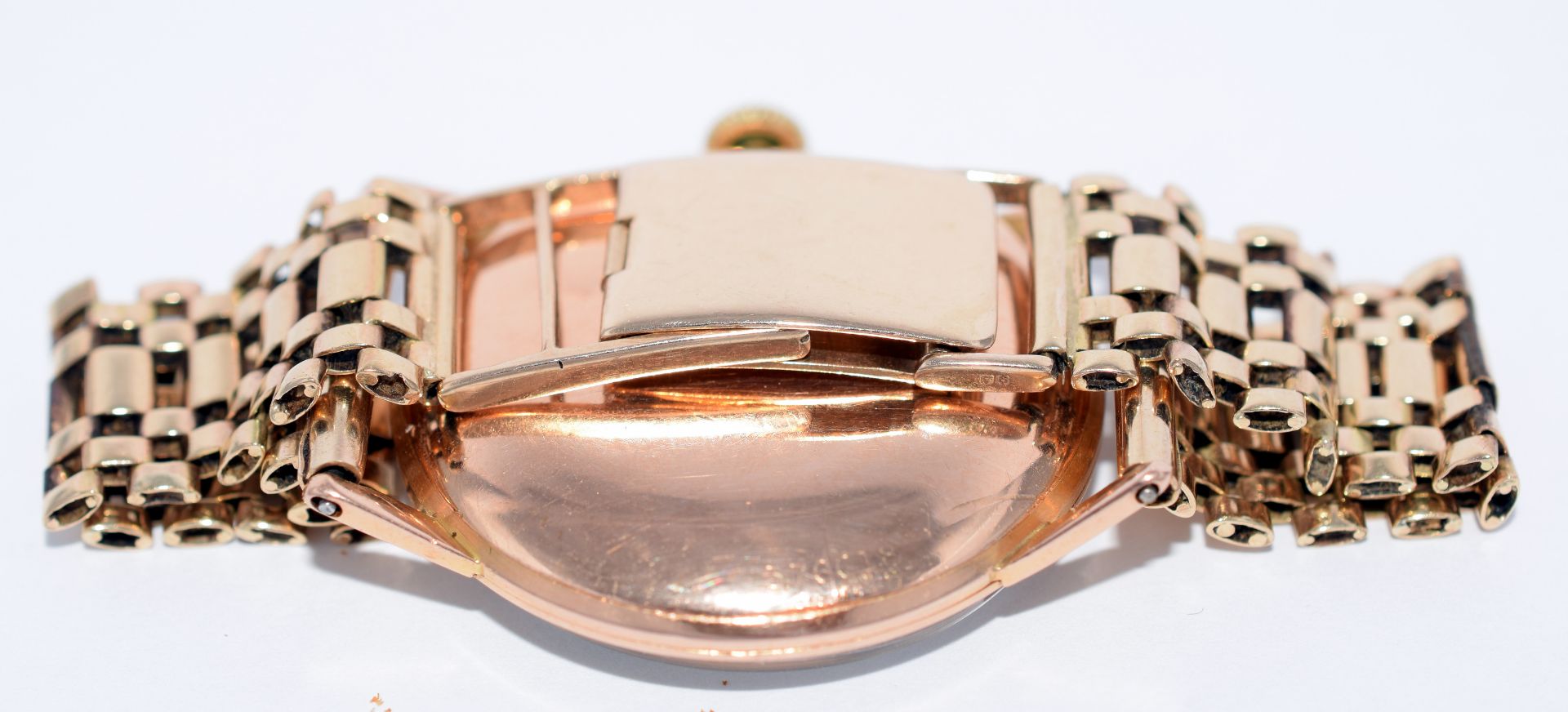 18ct Rose Gold Rolex Precision Cal 3667 on 9ct Rose Gold Bracelet. - Image 9 of 12