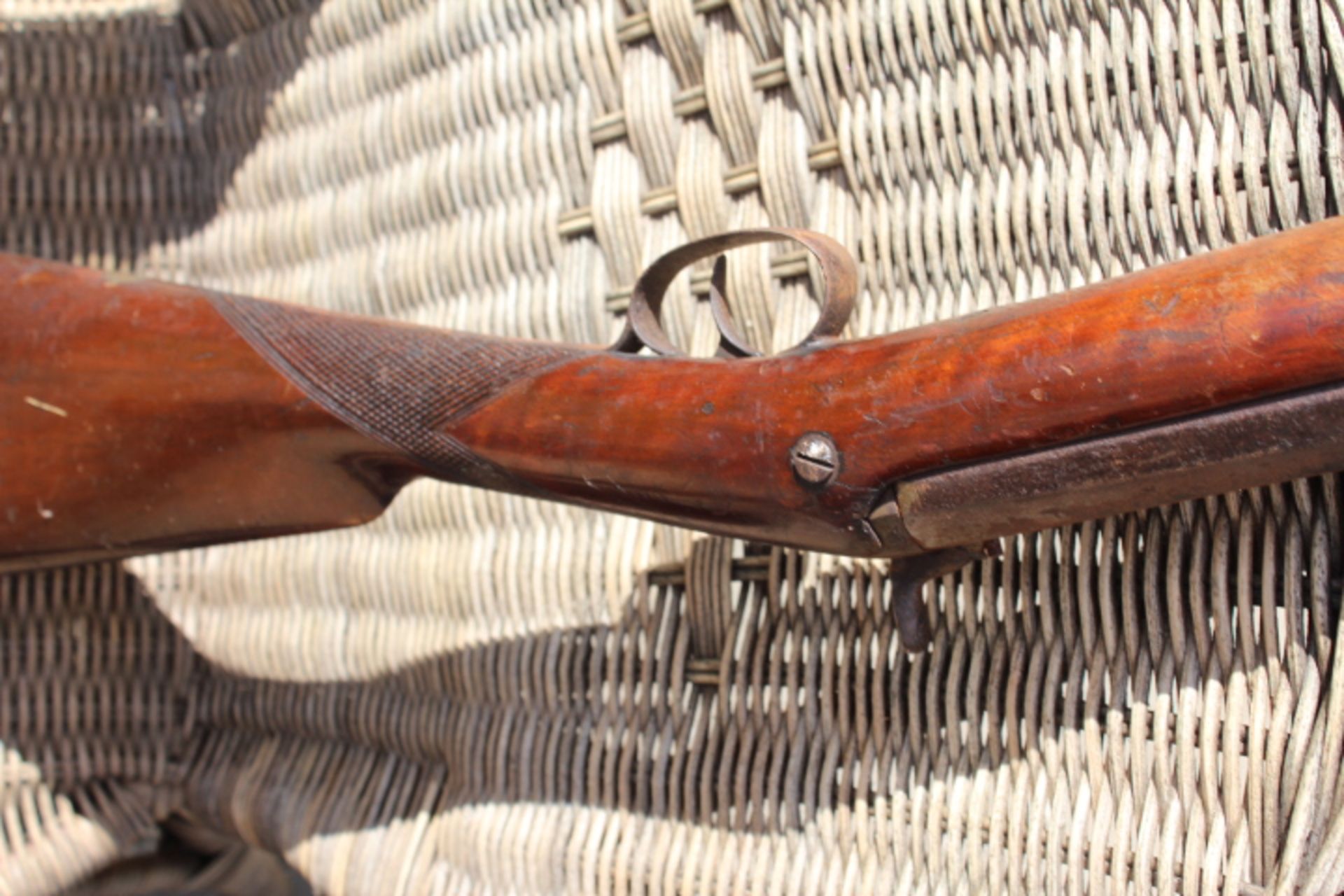 19th Century musket rifle. Great stock on the musket. The overall length is 125cm with the barrel - Image 5 of 8