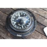British Royal Navy compass. Original military serial number. Item in good working conditions