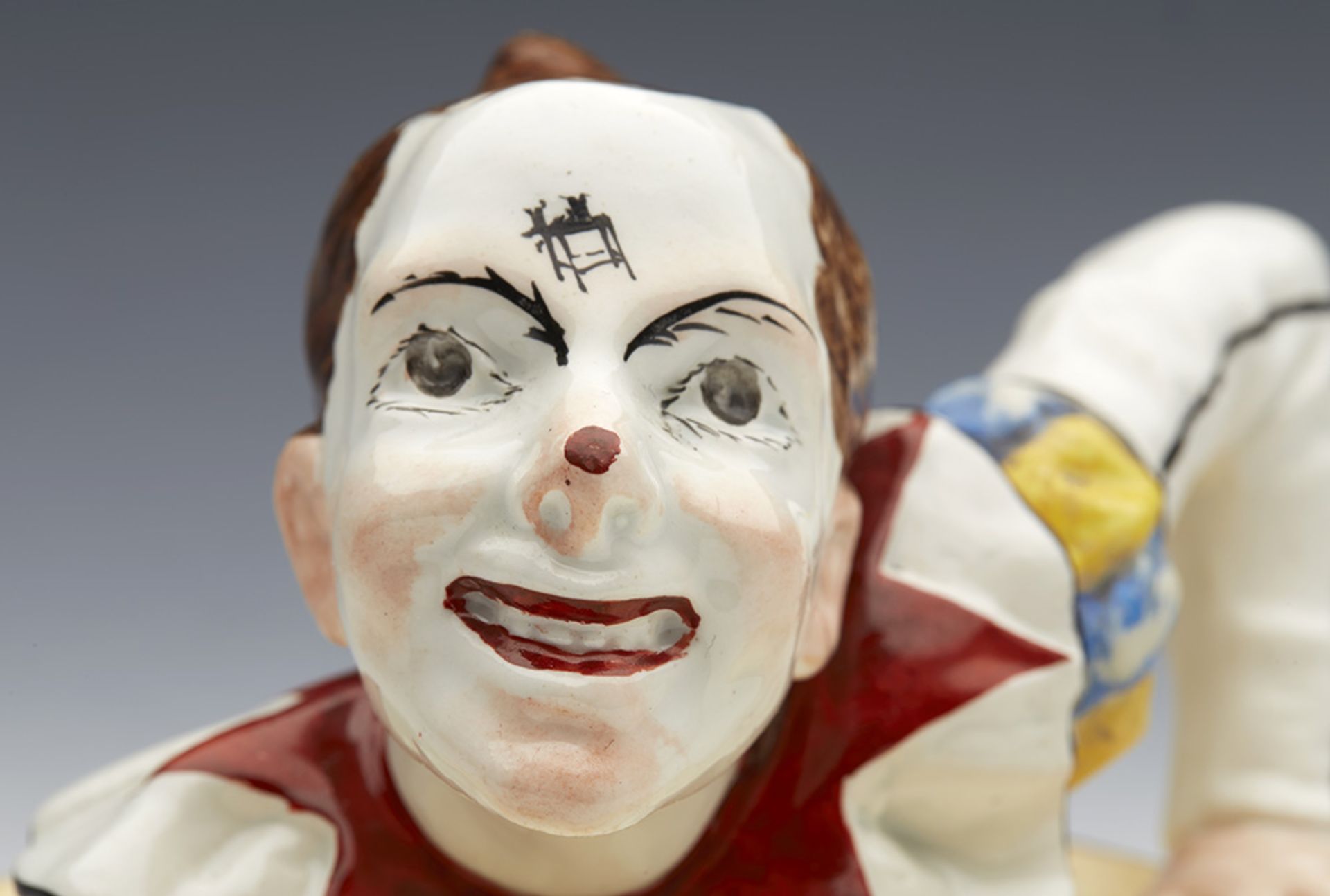 VINTAGE CONTINENTAL CIRCO ZAEO CLOWN CHAMBERSTICK 20TH C. - Image 2 of 9