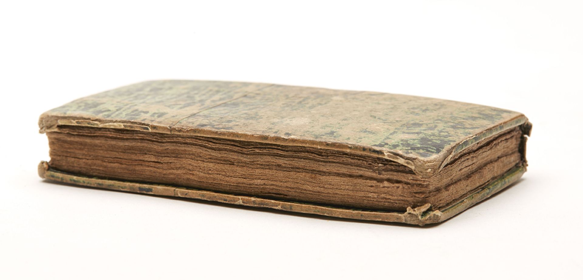 RARE GERMAN ILLUSTRATED MINIATURE PRAYER BOOK c.1647 - Image 8 of 9