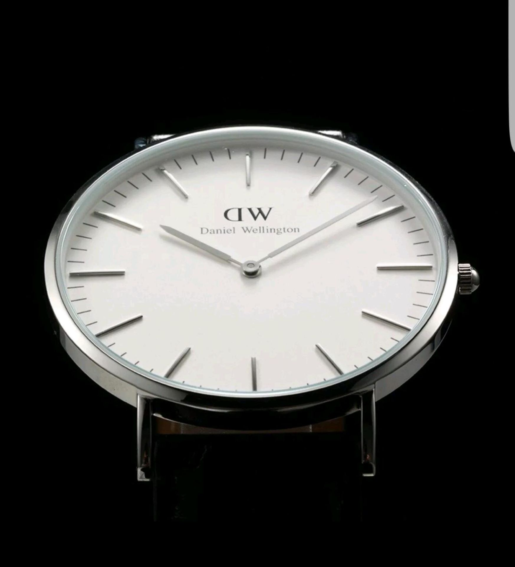 BRAND NEW DANIEL WELLINGTON 0206DW, MEN'S CLASSIC SHEFFIELD 40mm QUARTZ WATCH, WITH ORIGINAL BOX - - Image 2 of 2