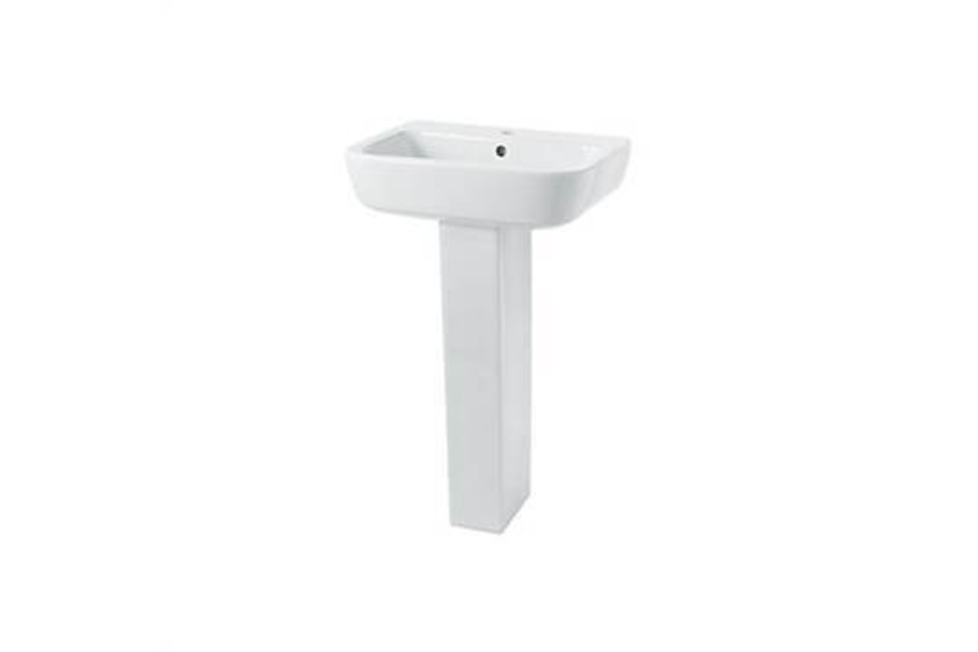 (N9) Fabian Toilet & Basin Set. Includes: Toilet, Cistern, Pedestal & Sink! RRP £399. Fantastic - Image 3 of 3