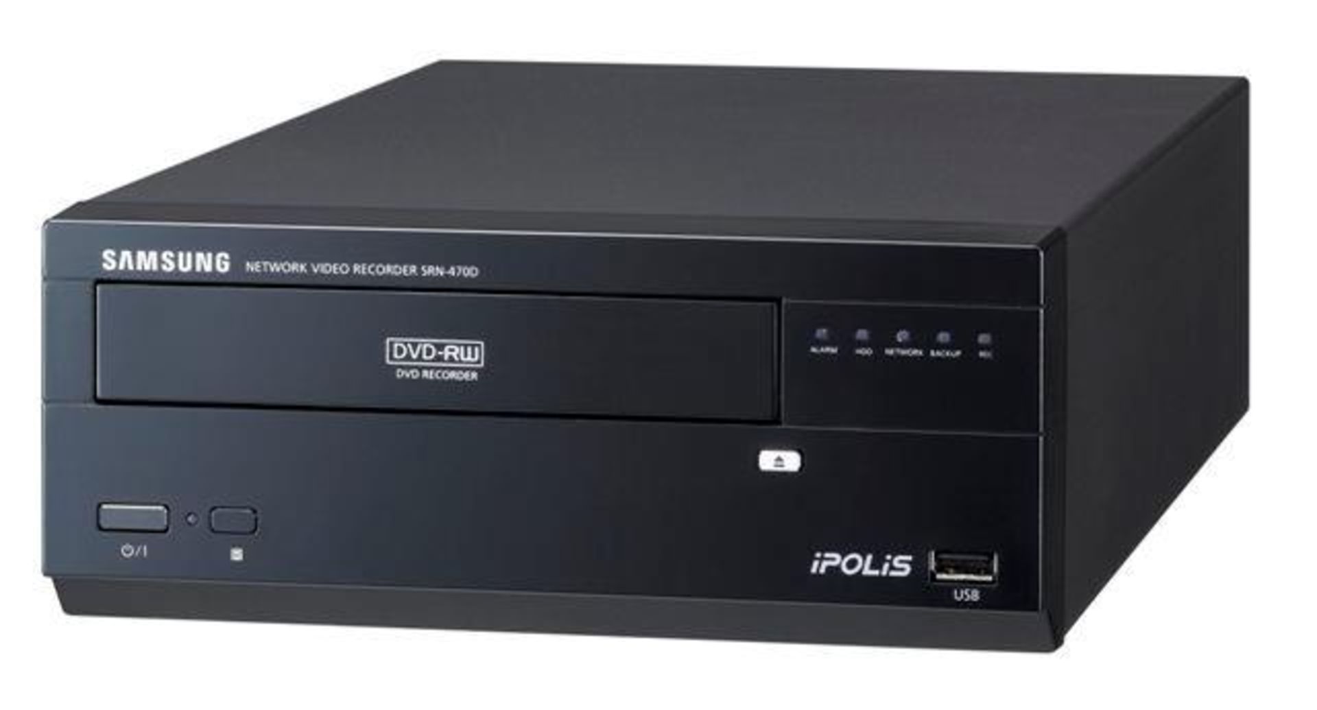 SAMSUNG SRN-470D500GB NETWORK VIDEO RECORDER, MPEG-4/JPEG - 4 CHANNELS, 500GB - EX-DEMO