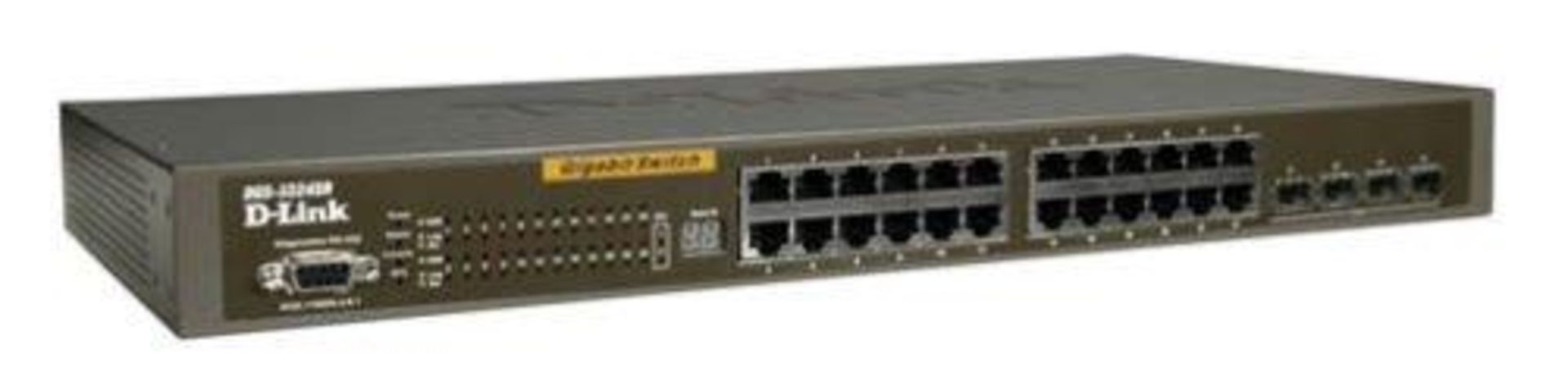 D Link DGS 3324SR 24 Port Ethernet Switch xStack Managed Layer 3 Gigabit - USED - FULL WORKING ORDER