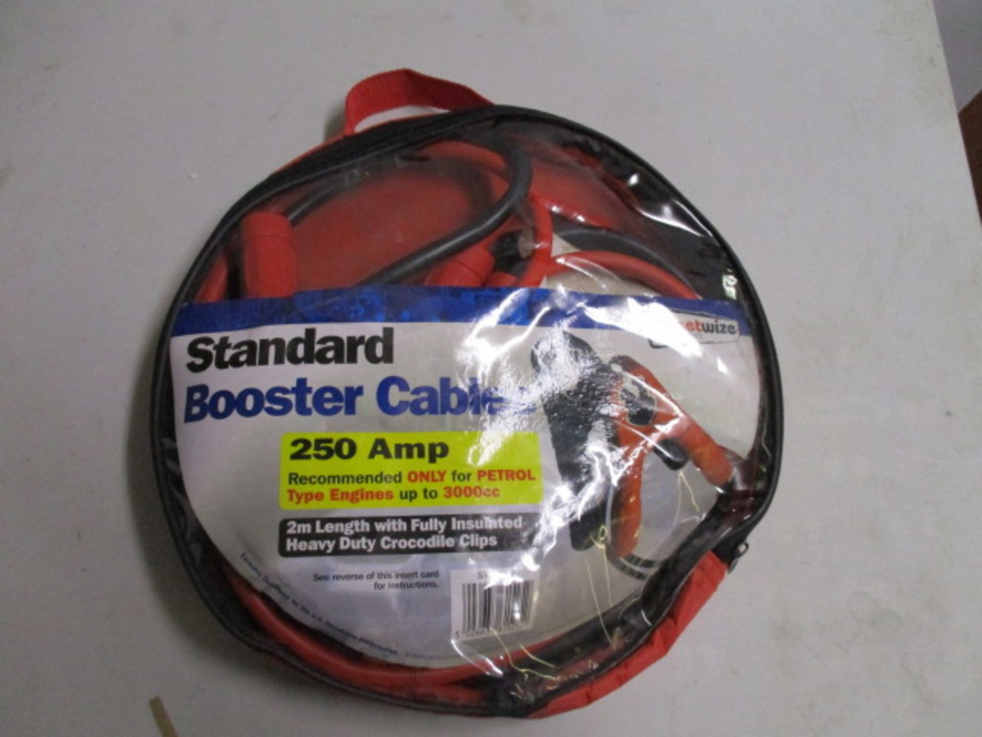 Brand new Streetwize 250 amp standard booster cables 2 meters