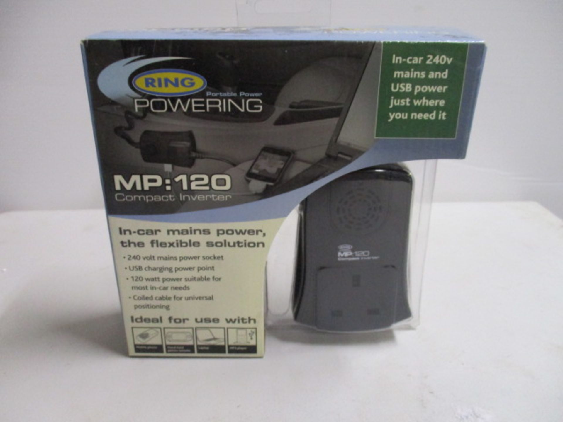 Brand new Ring MP120 compact inverter RRP £39.99